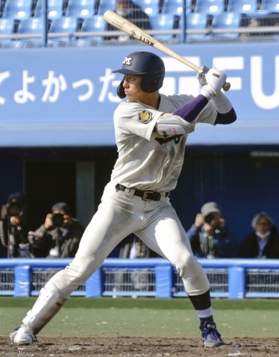 明大・宗山塁　(C)Kyodo News