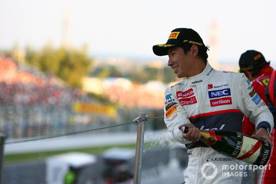 2012年の日本GPで3位に入った小林可夢偉