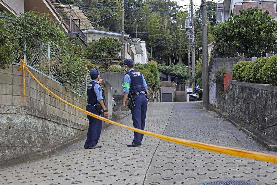 横浜市の事件現場