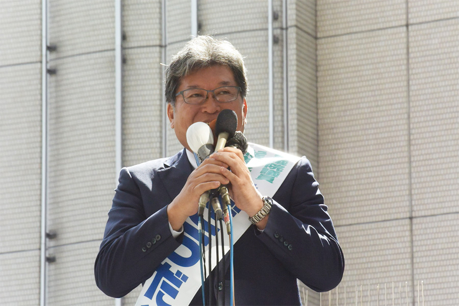 自民党非公認となった萩生田光一氏【写真：ENCOUNT編集部】