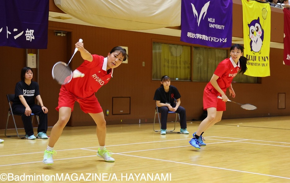 中出すみれ（上写真・右）／田邉裕美（龍谷大）