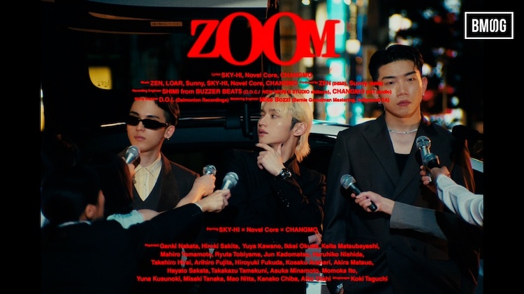 BMSG POSSE「ZOOM (Prod. ZEN (INIMI), Sunny (INIMI))」ミュージックビデオより。