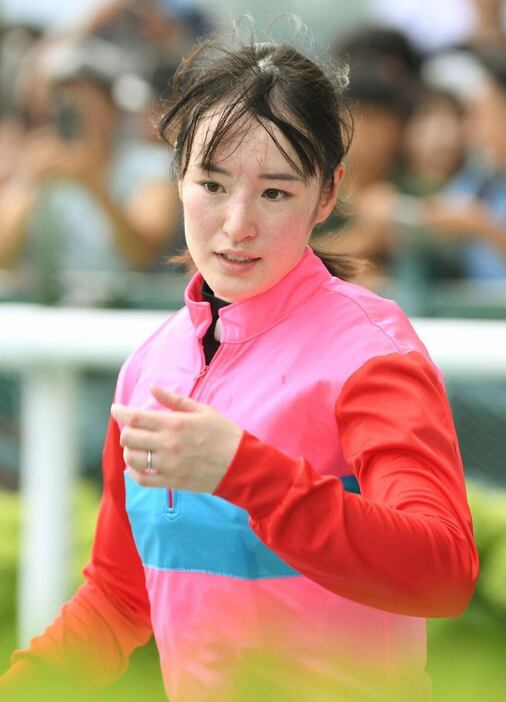 藤田菜七子騎手（撮影・奈良武）