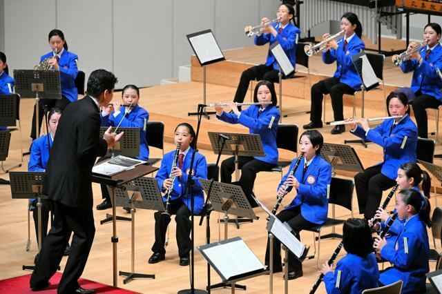 福岡県立門司学園の演奏=宇都宮市文化会館、高山顕治撮影