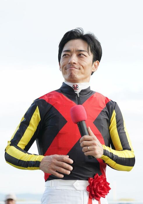 川田将雅騎手（撮影・岩川晋也）