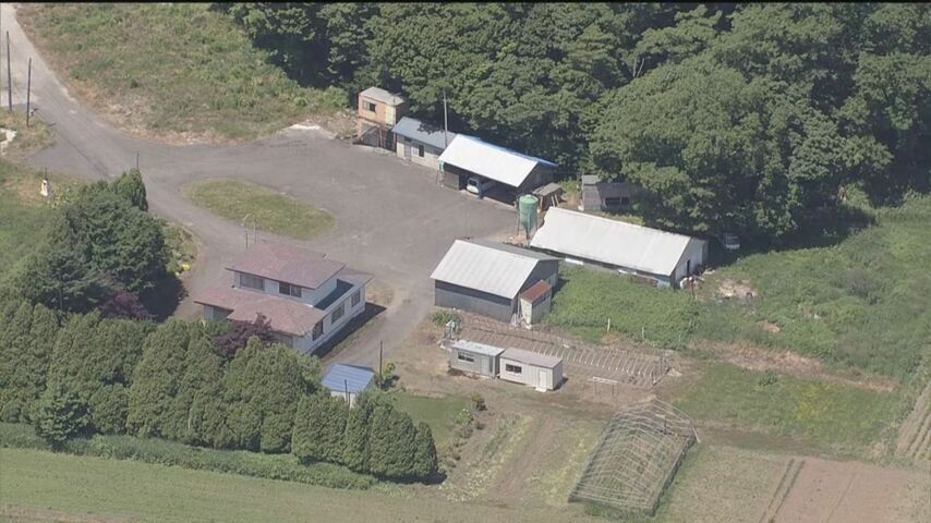 上空から見た遠藤牧場