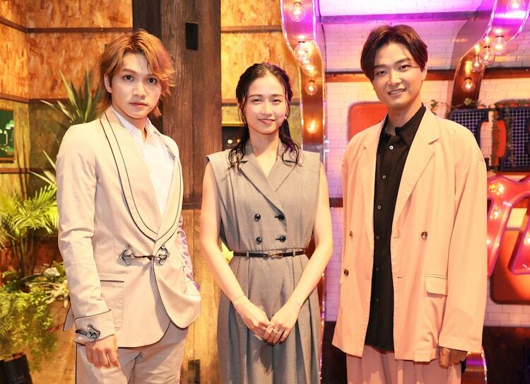 左から三浦宏規、木下晴香、井上芳雄。