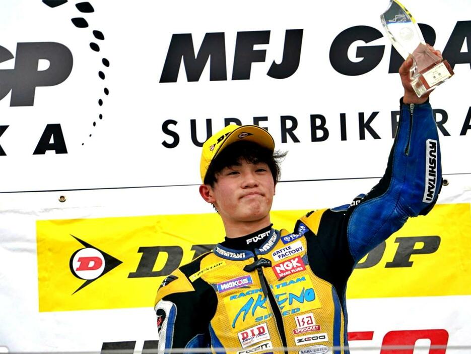 伊勢「アケノスピード」全日本バイク鈴鹿最終戦　JP250岡田陽大優勝（撮影＝脇田博之）