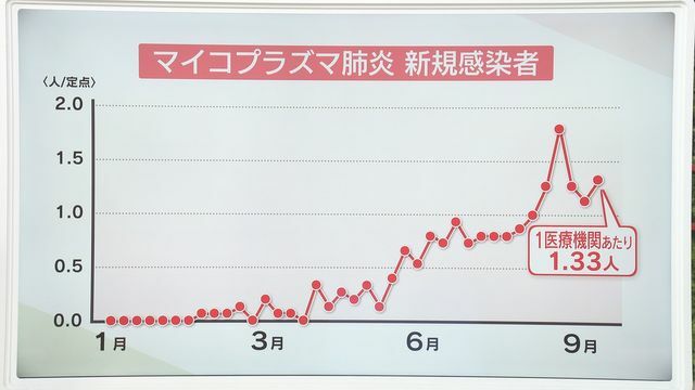 6月ごろから急増