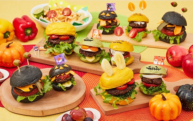 絶品ハンバーガーを自宅で再現できるハンバーガーキットにハロウィン限定バージョンが登場