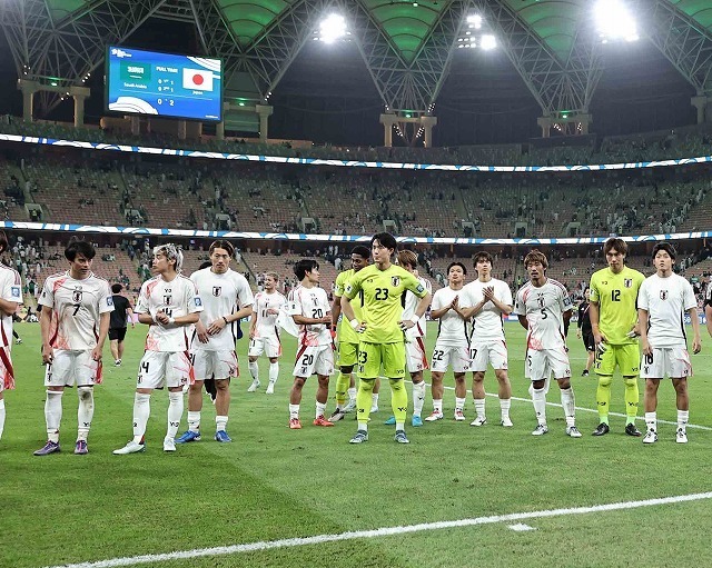 敵地でサウジアラビアを下した森保ジャパン。写真：梅月智史（サッカーダイジェスト写真部／現地特派）