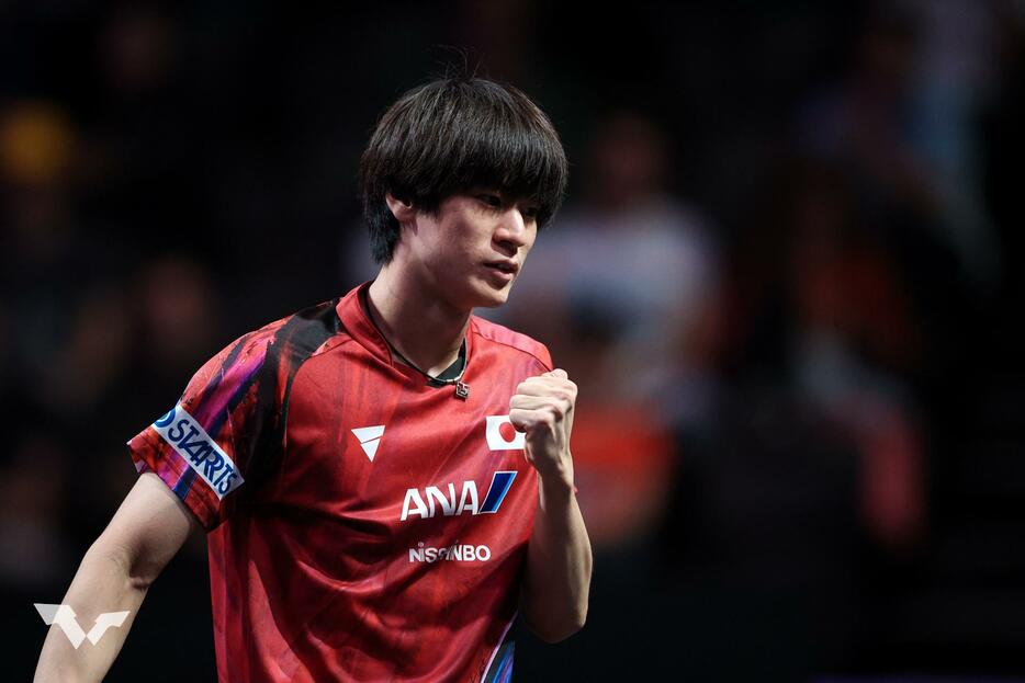 戸上隼輔 Photo:World Table Tennis