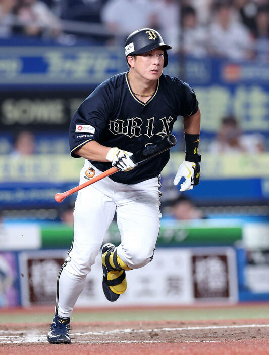 オリックス杉本裕太郎（2024年9月26日撮影）