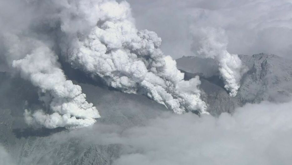 御嶽山の噴火（2014年9月27日）