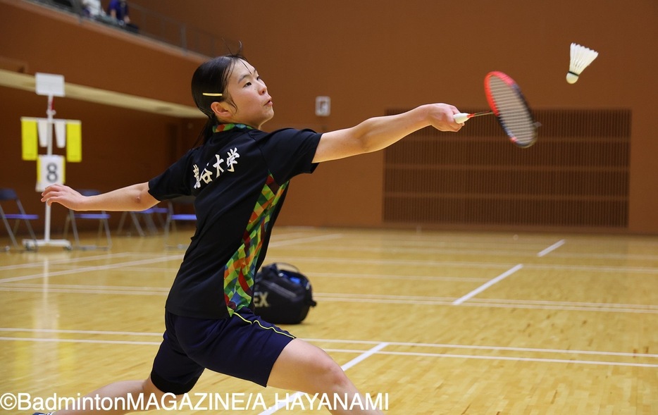 群雄割拠の女子を勝ち抜いて決勝に進んだのは龍谷大2年の小林。初の日本一をかけて決勝に挑む