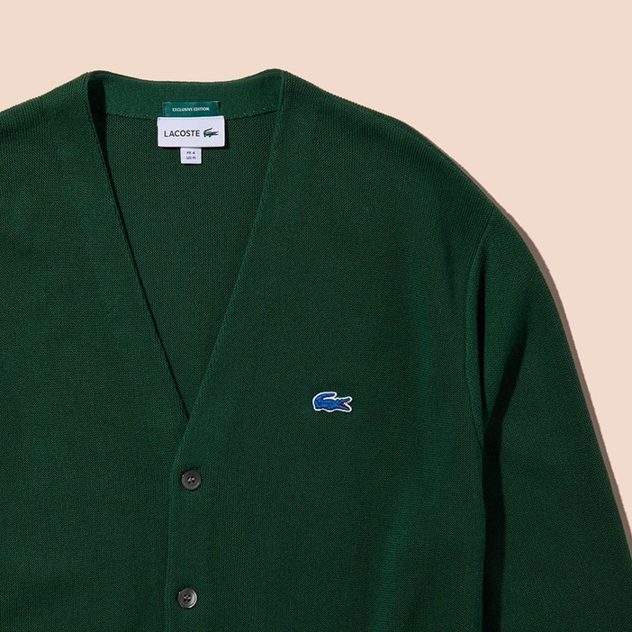 LACOSTE × SHIPS｜V-NECK CARDIGAN