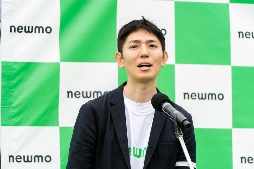 newmo CEOの青柳直樹氏。