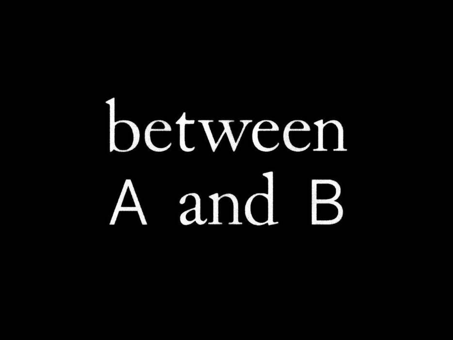 写真展「between A and B」