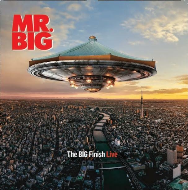 日本武道館でのMR.BIGの公演を収録したブルーレイディスク 「ザ・ビッグ・フィニッシュ・ライブ」（The BIG Finish Live）＝WOWOW提供