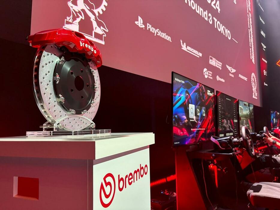 Brembo（ブレンボ）はPlaystation®用ゲームソフトGran Turismo™7のオフィシャルテクニカルパートナーとなっている。