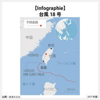 【Infographie】台風18号