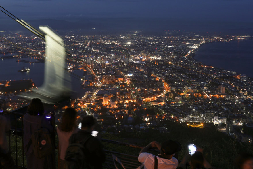 ５年ぶりに魅力度ランキング１位となった函館市の夜景