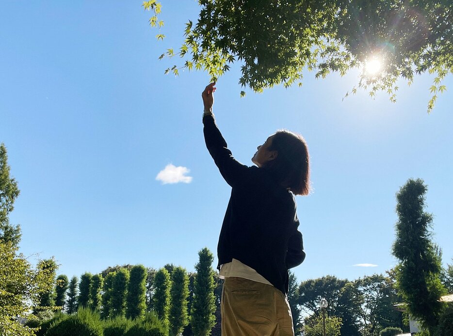 晴れた週末の朝、自然の中に身をおくというのも、健康を保つための習慣のひとつ