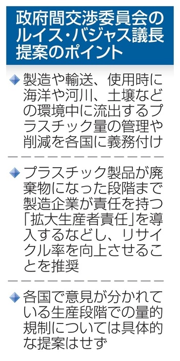 政府間交渉委員会のルイス・バジャス議長提案のポイント