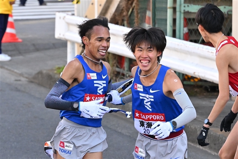 東海大を牽引する3年生コンビの兵藤ジュダと花岡寿哉（写真は24年箱根駅伝）