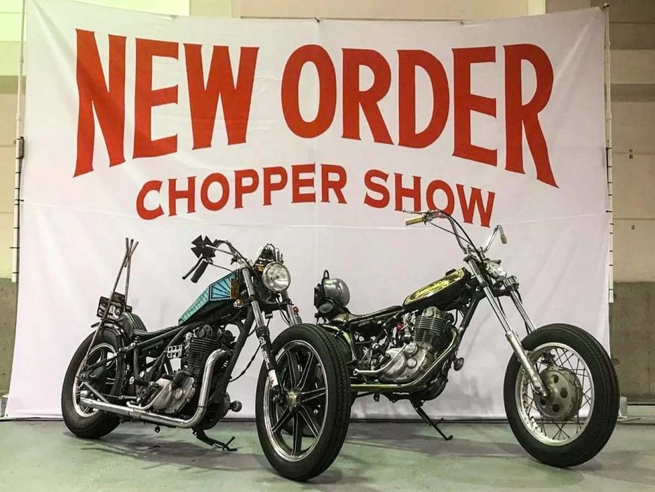 NEW ORDER CHOPPER SHOWに出展したROMP motorcycleの車両(一部)