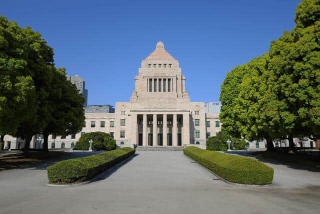 候補者のSNS投稿の「昼食」が注目され…（写真は国会議事堂）