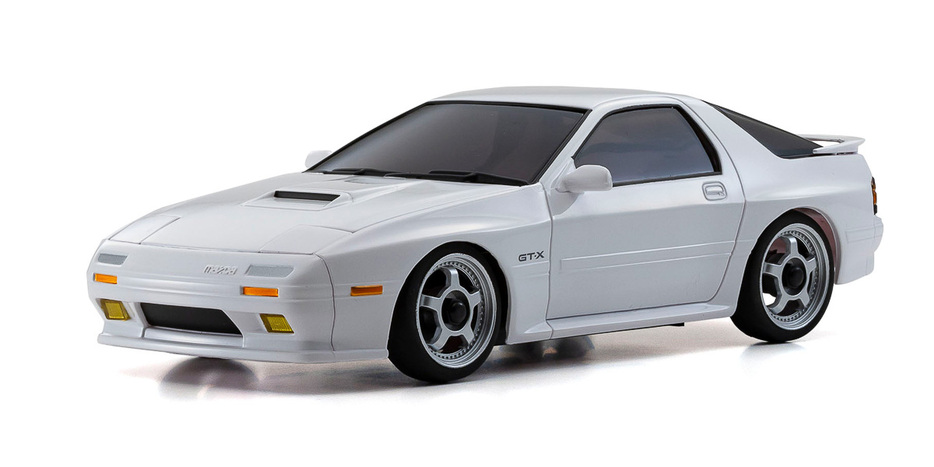 京商 「ミニッツAWD マツダ サバンナ RX-7 FC3S ホワイト 32634W」（2万9700円）