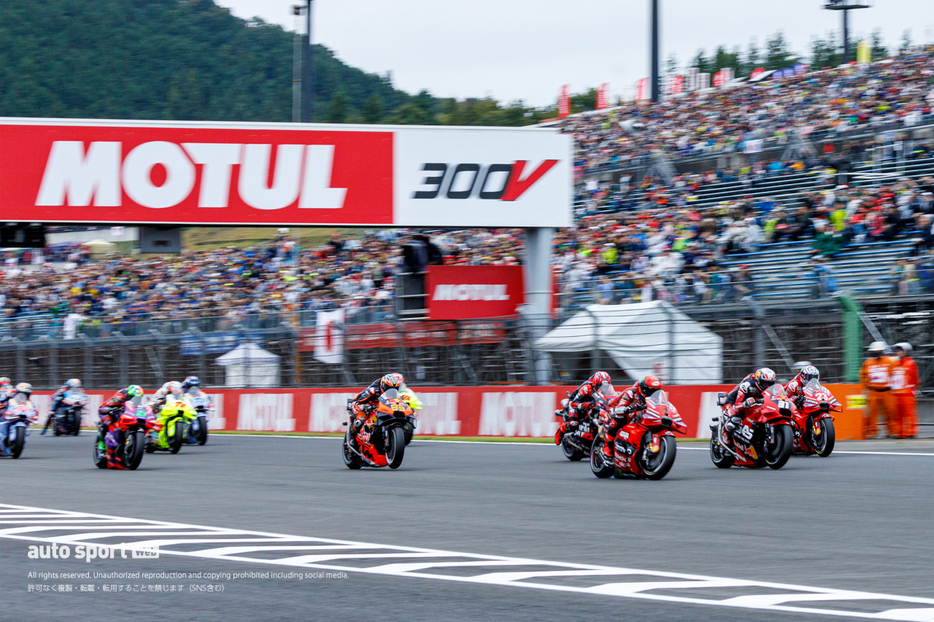 スプリントレースのスタート／2024MotoGP第16戦日本GP