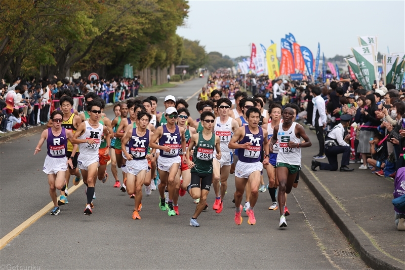 今回から「10枠」の通常開催に戻る箱根駅伝予選会（写真は前回）