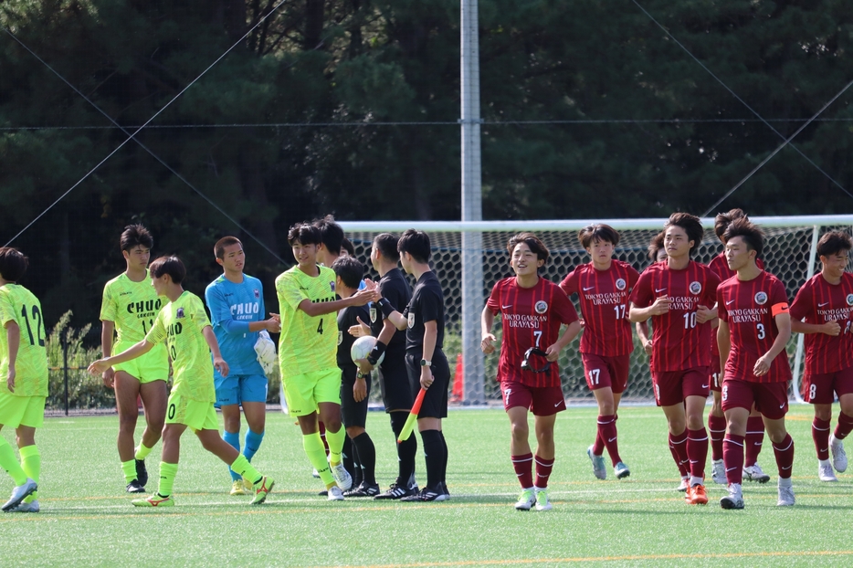 中央学院 vs東京学館浦安