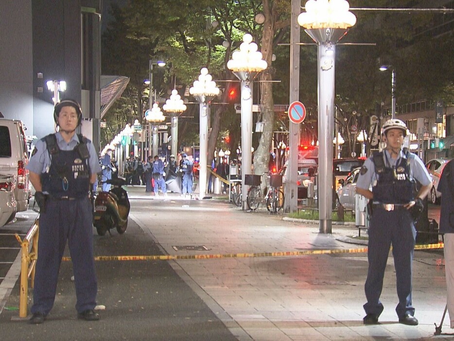 事件があった現場 名古屋市中区