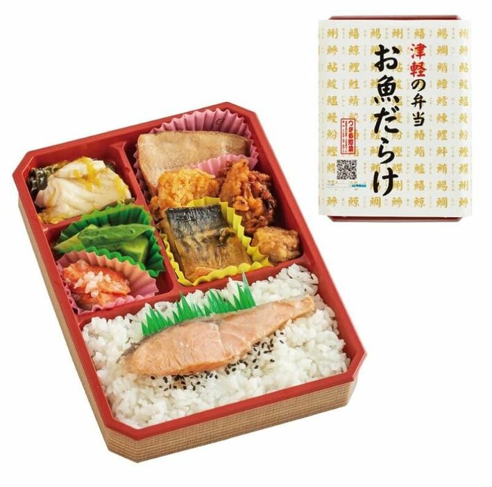 『津軽の弁当 お魚だらけ』 つがる惣菜（青森県五所川原市）