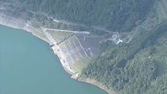 水難事故があった接岨湖（川根本町）