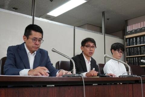 ホットドッグ誤嚥事故訴訟の原告代理人（2024年10月3日、弁護士ドットコム撮影）