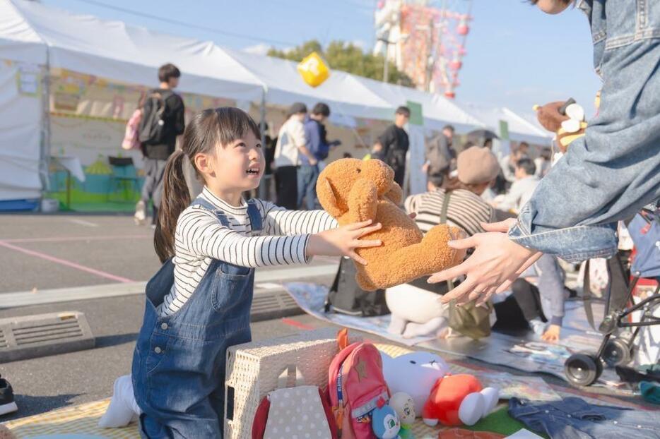 こどもフリマフェスタの様子