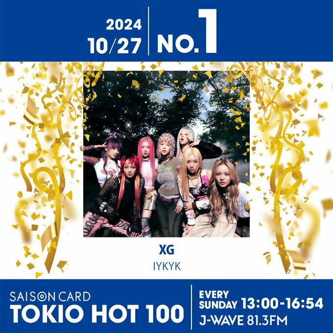 J-WAVEで放送中の番組『SAISON CARD TOKIO HOT 100』