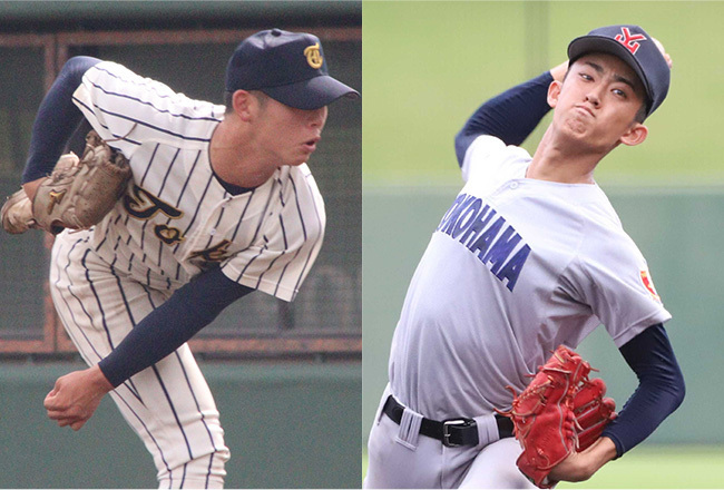 島村宏斗（東海大相模）、織田翔希（横浜）