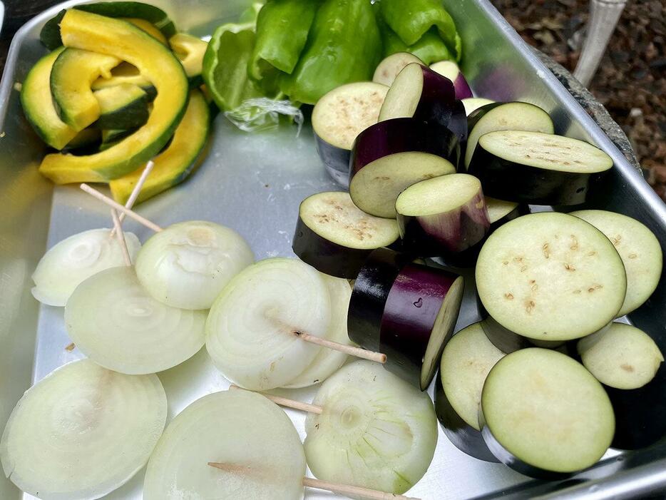 ケロン村で採れた野菜