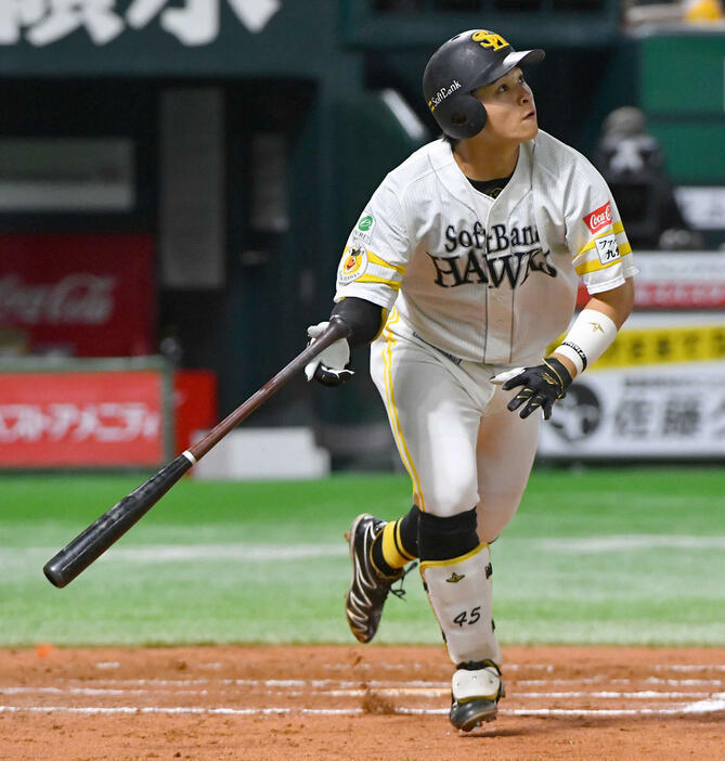 ソフトバンク谷川原健太（24年9月25日撮影）