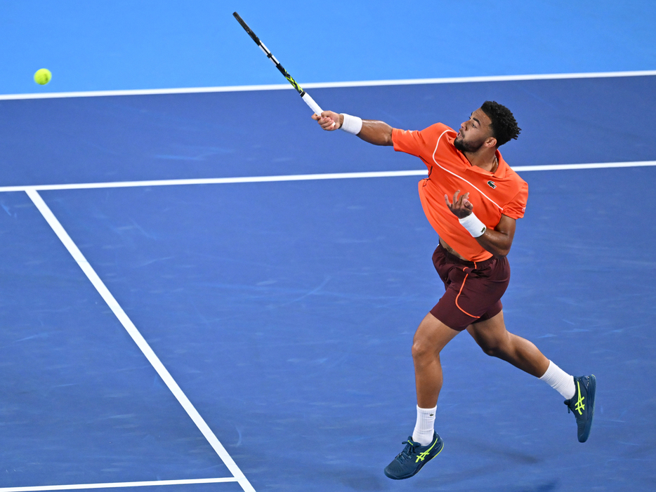 写真は木下グループジャパンオープン（東京・有明テニスの森）でのアルトゥール・フィス（フランス）（Getty Images）