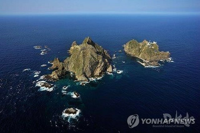 独島（韓国外交部提供）＝（聯合ニュース）≪転載・転用禁止≫