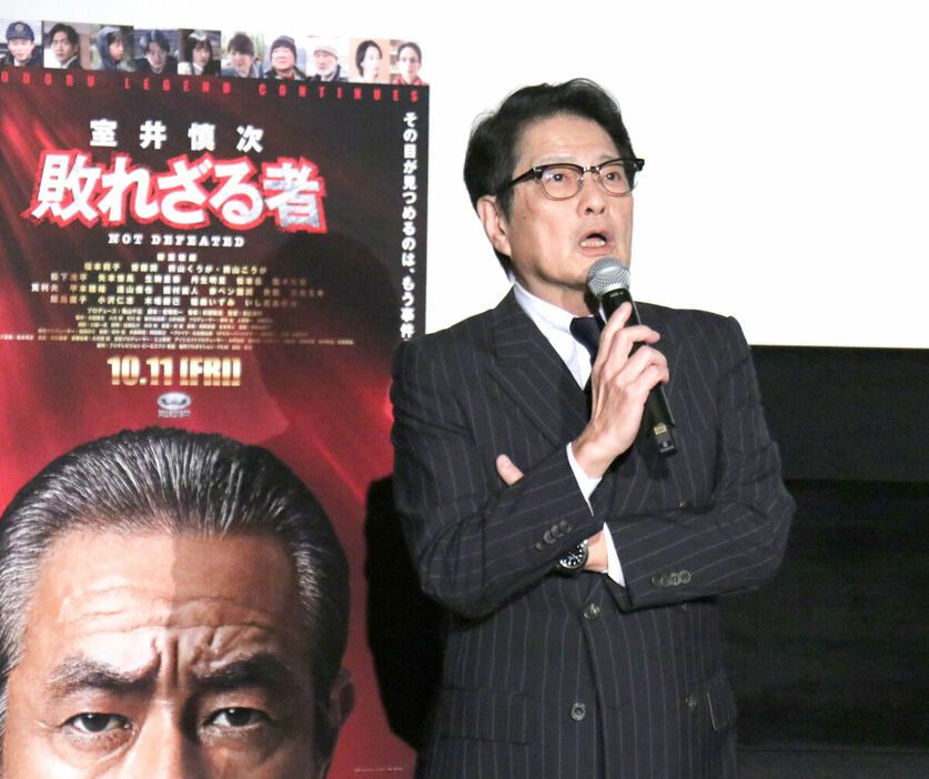 映画「室井慎次　敗れざる者」「―生き続ける者」会見を行った亀山千広氏