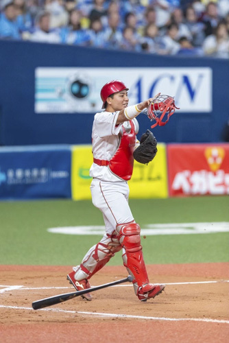 【中日から4位指名を受けた日本生命・石伊（日本生命提供）】