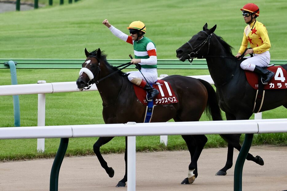 毎日王冠・シックスペンスとC.ルメール騎手