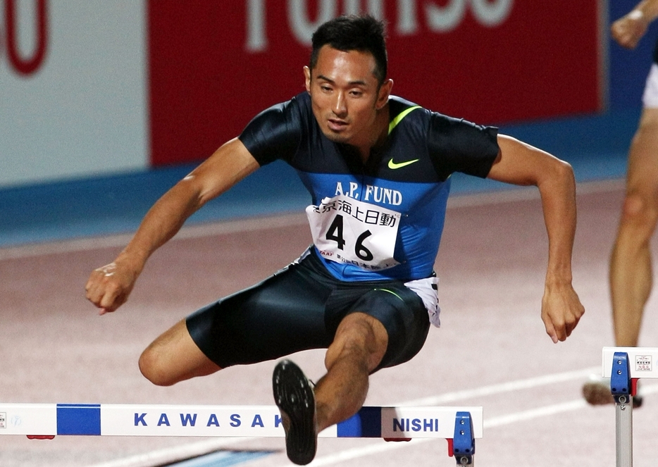 陸上男子400メートルハードルの世界陸上2大会銅メダリストの為末大氏。(C)Getty Images